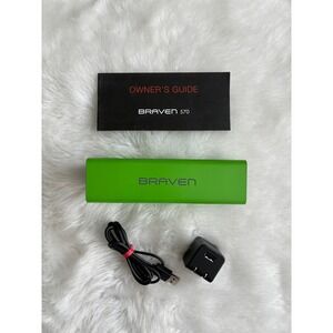 BRAVEN 570 Green Portable Bluetooth Speaker Wireless Speaker‎ Charger